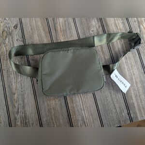 Apana Sage Green Crossbody Bag Belt Bag NWT
